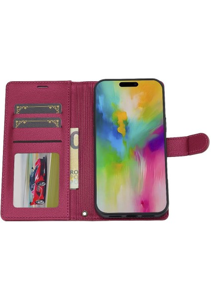 IPhone 16 Için Flip Case Ayrılabilir 2 1 Cüzdan Kılıf Pu Deri Kickstand (Yurt Dışından) modelleri