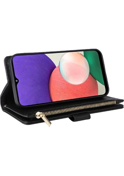 Samsung Galaxy S21 Fe Kayış Cüzdan Darbeye Kart Yuvaları Için Flip Case (Yurt Dışından)
