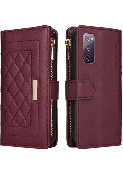 Samsung Galaxy S21 Darbeye Cüzdan Kart Yuvaları Kayış Için Flip Case (Yurt Dışından) fırsatları