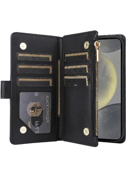 Samsung Galaxy S24 Ultra Cüzdan Kayış Darbeye Kart Yuvaları Için Flip Case (Yurt Dışından) modelleri