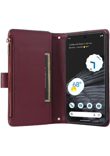 Google Piksel 7 Pro Kayış Darbeye Dayanıklı Cüzdan Kart Yuvaları Için Flip Case (Yurt Dışından) fırsatları