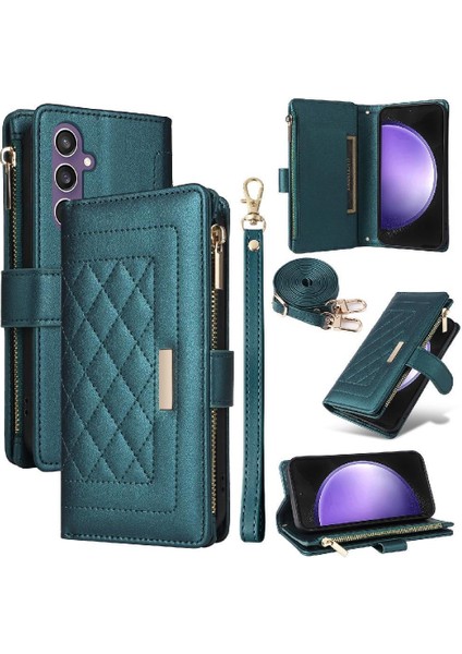 Samsung Galaxy S23 Fe Cüzdan Kayış Darbeye Kart Yuvaları Için Flip Case (Yurt Dışından)