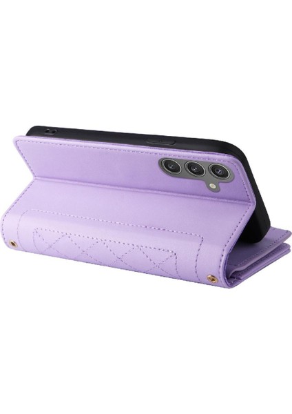 Samsung Galaxy S24 Artı Cüzdan Kayış Darbeye Kart Yuvaları Için Flip Case (Yurt Dışından)
