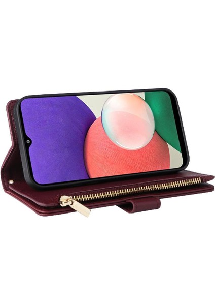 Samsung Galaxy S21 Artı Kayış Darbeye Cüzdan Kart Yuvaları Için Flip Case (Yurt Dışından)