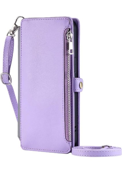Samsung Galaxy A6 2018 9 Kart Yuvaları Için Crossbody Durumda Rfıd Engelleme Yuvası (Yurt Dışından)