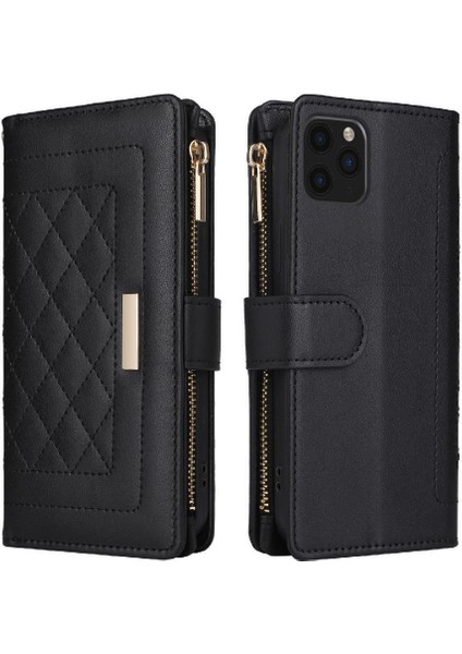 IPhone 11 Için Flip Case Pro Kart Yuvaları Kayış Cüzdan Darbeye (Yurt Dışından)