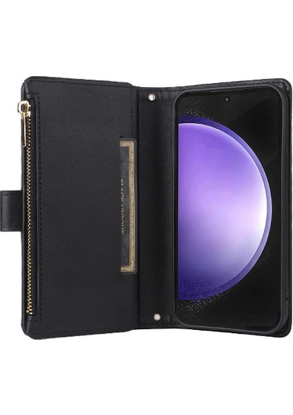 Samsung Galaxy S23 Fe Cüzdan Kayış Darbeye Kart Yuvaları Için Flip Case (Yurt Dışından) indirimleri