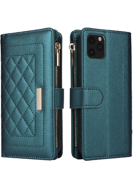 IPhone 11 Için Flip Case Pro Max Cüzdan Kayış Kart Yuvaları Darbeye (Yurt Dışından)