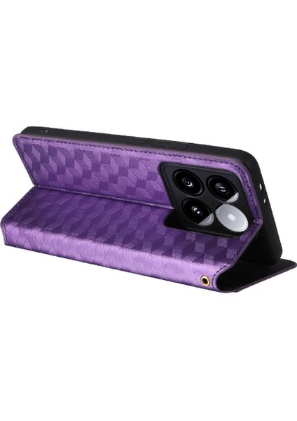 Xiaomi 14T Manyetik Kapatma Kart Yuvaları Için Flip Case Tutucu 3D Desen (Yurt Dışından) modelleri