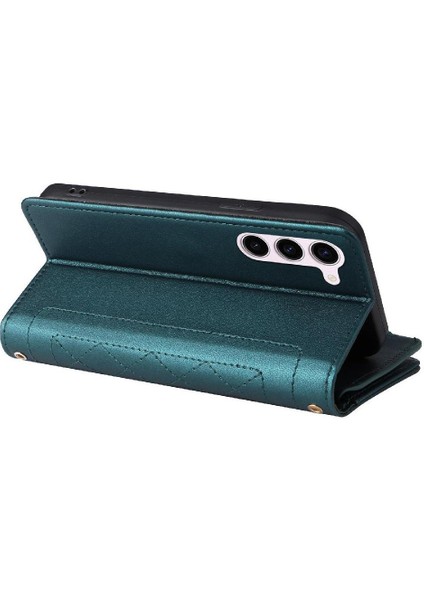 Samsung Galaxy S23 Kart Yuvaları Için Flip Case Kayış Darbeye Cüzdan (Yurt Dışından) indirimleri