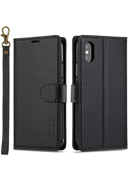 IPhone Xs Max Cüzdan Kılıf Için Flip Case Pu Deri Ayrılabilir 2 In 1 Bölünmüş (Yurt Dışından)