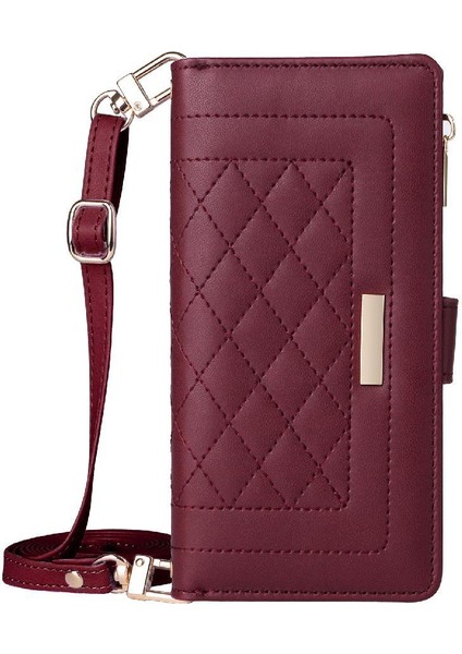 Samsung Galaxy S24 Ultra Cüzdan Kayış Darbeye Kart Yuvaları Için Flip Case (Yurt Dışından) fiyatları