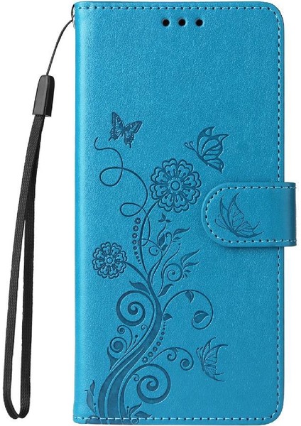 IPhone 14 Için Flip Case Pro Max Cardyuvaları Çiçek Flip Deri (Yurt Dışından)