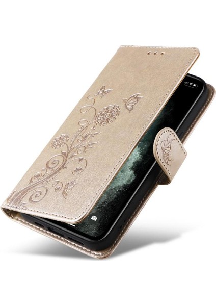IPhone 11 Pro Için Flip Case Çiçek Cardyuvaları Deri Flip (Yurt Dışından)