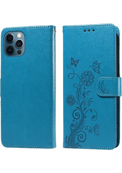 IPhone 13 Pro Max Cardyuvaları Çiçek Flip Deri Için Flip Case (Yurt Dışından)