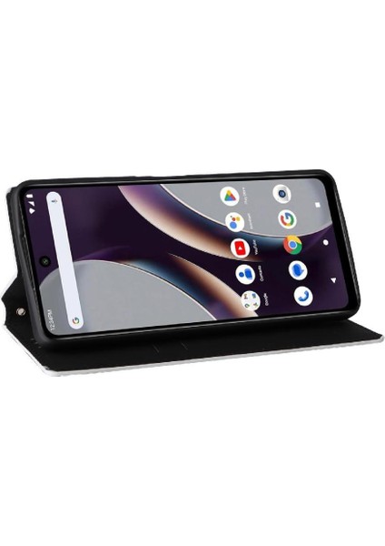 Blu G54 Manyetik Kapatma Pu Deri Kart Yuvaları Tutucu 3D Için Flip Case (Yurt Dışından)