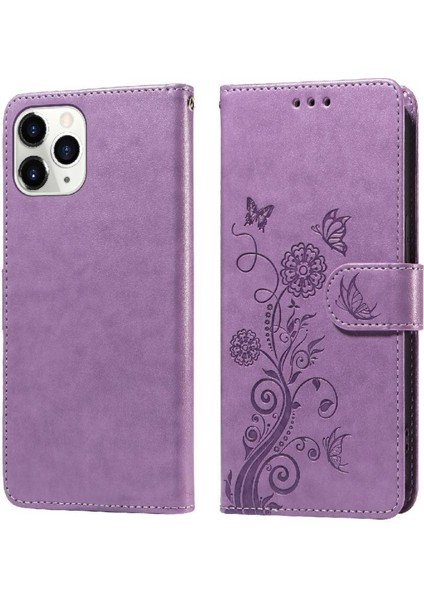IPhone 11 Pro Max Cardyuvaları Çiçek Deri Flip Case Için Flip Case (Yurt Dışından)