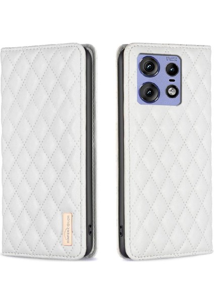 Motorola Moto Kenar 50 Pro Cüzdan Tam Koruma Manyetik Için Flip Case (Yurt Dışından)