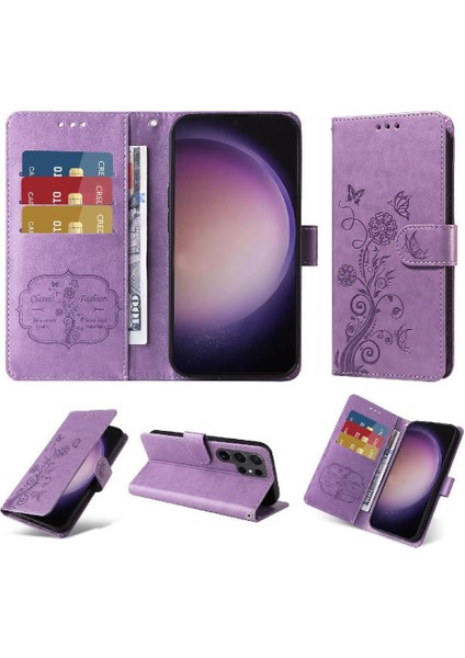Samsung Galaxy S24 Için Flip Case Ultra Flip Deri Cardyuvaları Çiçek (Yurt Dışından) fırsatları