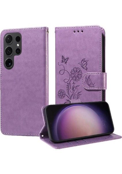 Samsung Galaxy S24 Için Flip Case Ultra Flip Deri Cardyuvaları Çiçek (Yurt Dışından) indirimleri