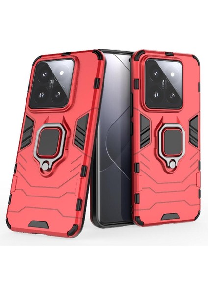 Halka Araba Montaj Kickstand Durumda Xiaomi 14 Pro Askeri Sınıf Koruma (Yurt Dışından)