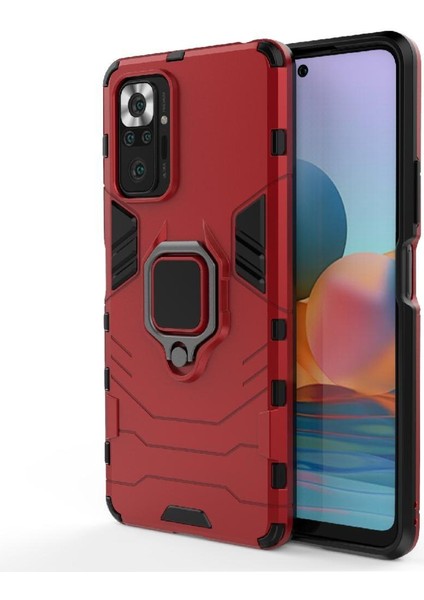 Halka Araba Montaj Kickstand Vaka Xiaomi Redmi Not 10 Için Pro Max Darbeye (Yurt Dışından) fırsatları