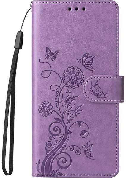 IPhone 15 Için Flip Case Pro Max Flip Çiçek Cardyuvaları Deri (Yurt Dışından)