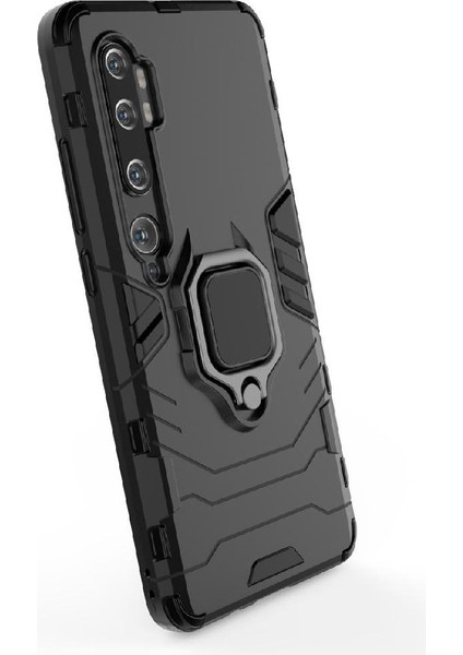 Halka Araba Dağı Kickstand Vaka Xiaomi Mi Cc9 Pro Askeri Sınıf Metal (Yurt Dışından)