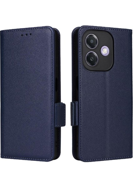 Oppo Için Flip Case A3X 4g/5g Cüzdan Kart Yuvaları Tutucu Yan Toka Manyetik (Yurt Dışından)