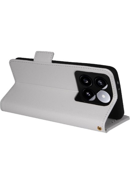Xiaomi 14T Manyetik Pu Deri Yan Toka Cüzdan Kart Yuvaları Için Flip Case (Yurt Dışından) fiyatları