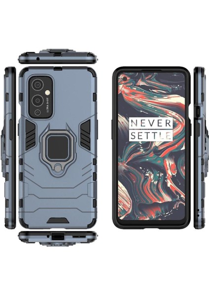 Oneplus 9 Darbeye Dayanıklı Metal Halka Tutucu Için Halka Araba Montaj Kickstand Durumda (Yurt Dışından)