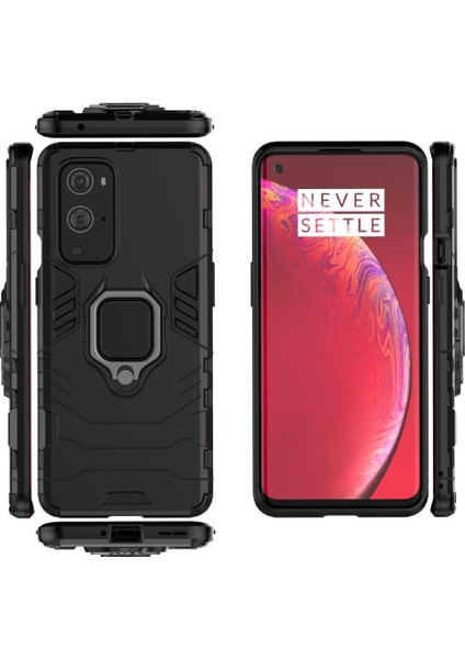Oneplus 9 Pro Askeri Sınıf Koruma Için Halka Araba Montaj Kickstand Durumda (Yurt Dışından)