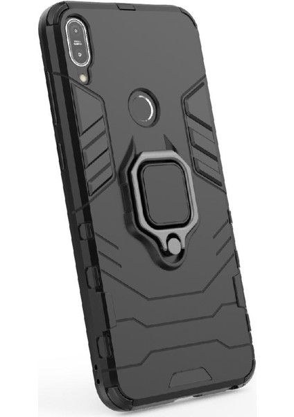 Halka Araba Dağı Kickstand Kılıf Asus Zenfone Max Pro M1 ZB601KL ZB602K (Yurt Dışından) modelleri