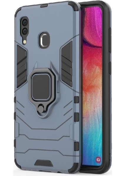 Halka Araba Dağı Kickstand Kılıf Samsung Galaxy Için A30 Kickstand Metal Halka (Yurt Dışından) indirimleri