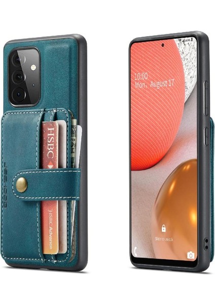 Samsung Galaxy A52 5g Manyetik Cüzdan Kablosuz Şarj Rfıd Için Kılıf (Yurt Dışından)
