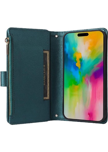 IPhone 16 Için Flip Case Artı Darbeye Cüzdan Kart Yuvaları Kayış (Yurt Dışından) fiyatları