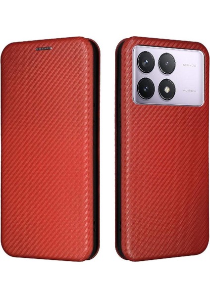 Xiaomi Redmi K70 Pro Için Flip Case Tam Koruma Deri Folio Kapak (Yurt Dışından)