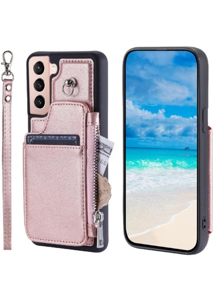Samsung Galaxy S21 Rfıd Engelleme 3 Büyük Kart Pu Deri Cüzdan Kılıf (Yurt Dışından) fırsatları