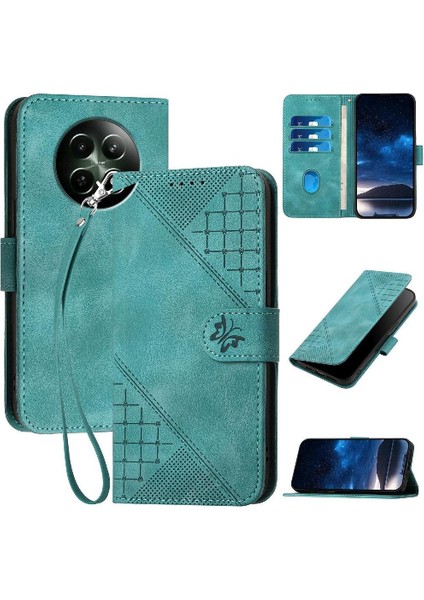 Realme 12 5g Yüksek Kaliteli Deri Telefon Kılıfı ve Kredi Kartı Için Flip Case (Yurt Dışından)