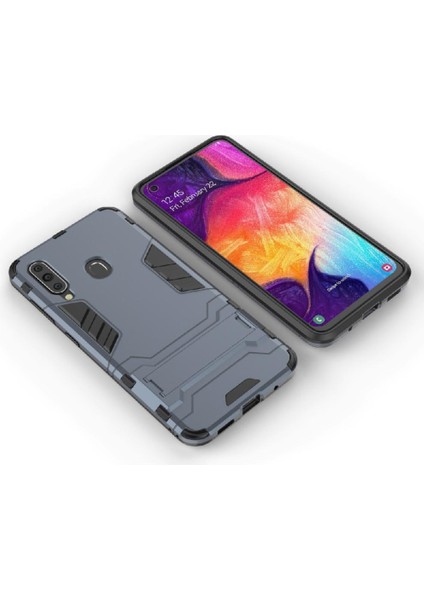 Halka Araba Montaj Kickstand Kılıf Samsung Galaxy A60/M40 Metal Halka Tutucu (Yurt Dışından)