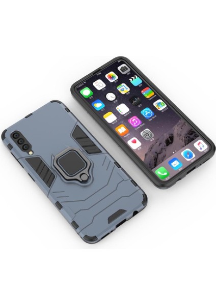 Halka Araba Dağı Kickstand Kılıf Samsung Galaxy A30S Darbeye Askeri (Yurt Dışından) fiyatları