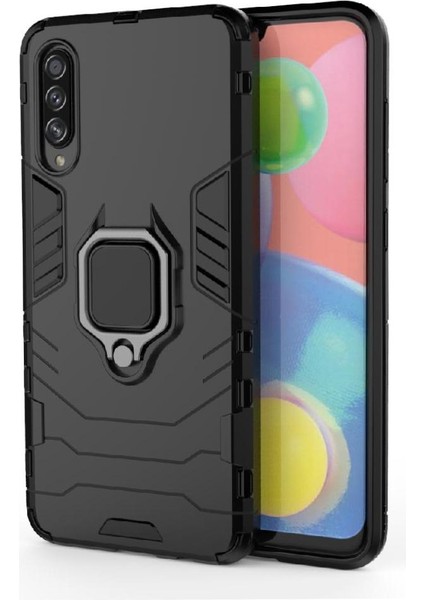 Halka Araba Montaj Kickstand Samsung Galaxy A70S Askeri Sınıf Metal (Yurt Dışından)