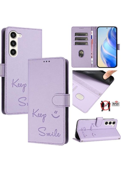 Samsung Galaxy S23 Artı 5g Flıp Kapak Rfıd Engelleme Kart Tutucu (Yurt Dışından)