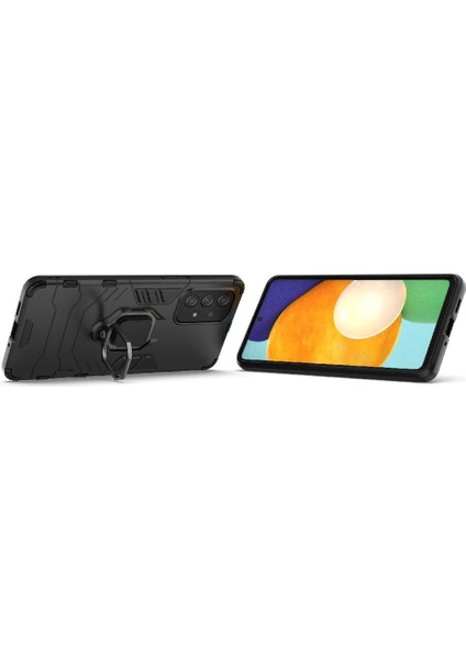 Halka Araba Dağı Kickstand Kılıf Samsung Galaxy A73 5g Metal Halka Tutucu (Yurt Dışından)