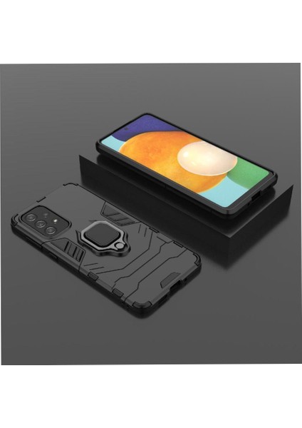 Halka Araba Dağı Kickstand Kılıf Samsung Galaxy A73 5g Metal Halka Tutucu (Yurt Dışından)