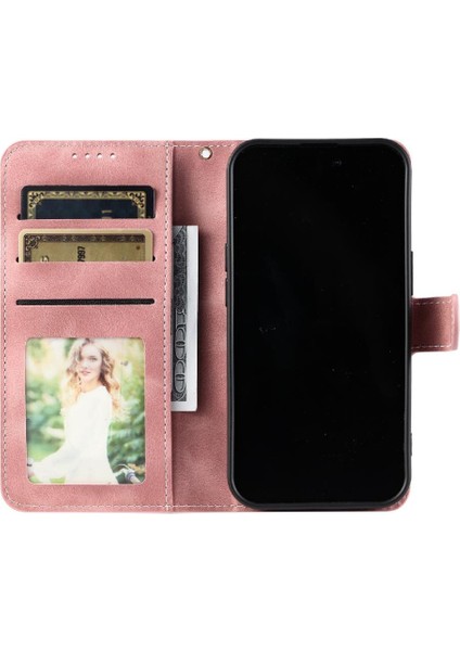 Realme 12 Pro 5g Için Flip Case Manyetik Cüzdan Kart Yuvaları Bilek Kayışı Pu (Yurt Dışından)