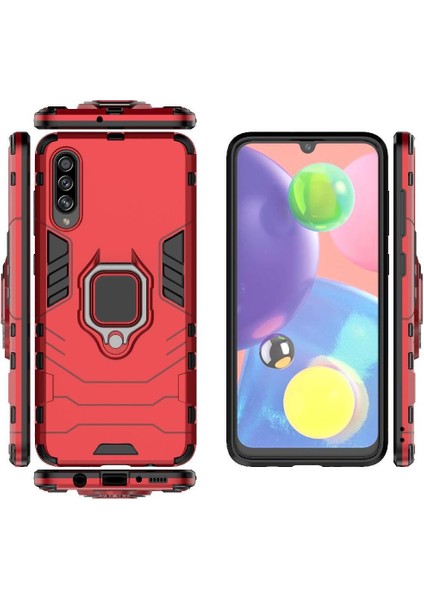 Halka Araba Montaj Kickstand Samsung Galaxy A70S Askeri Sınıf Metal (Yurt Dışından)
