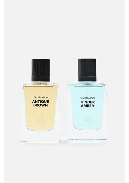 Tender Amber Edp + Zara Antıque Brown Edp 2 X100 ml Erkek Parfüm Seti (New)