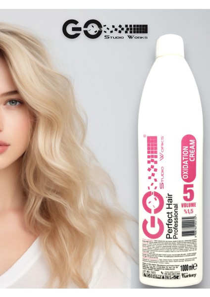 Oksidan Krem 5 Volume (%1,5) 1000 Ml.