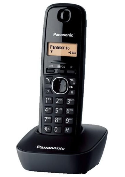 Panasonıc Kx TG1611 Dect Telefon,siyah-Gri